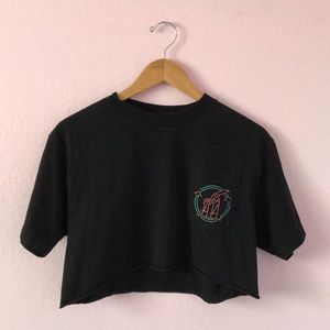 Oaklandish Black Crop Top